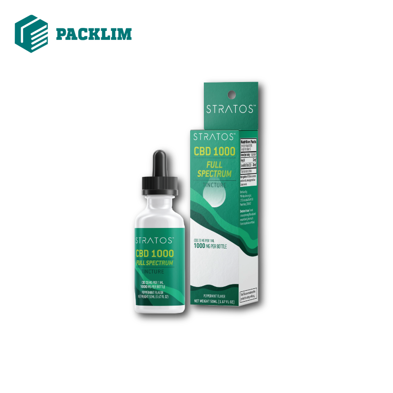 Custom CBD Tincture Boxes Wholesale | Printed Tincture Boxes