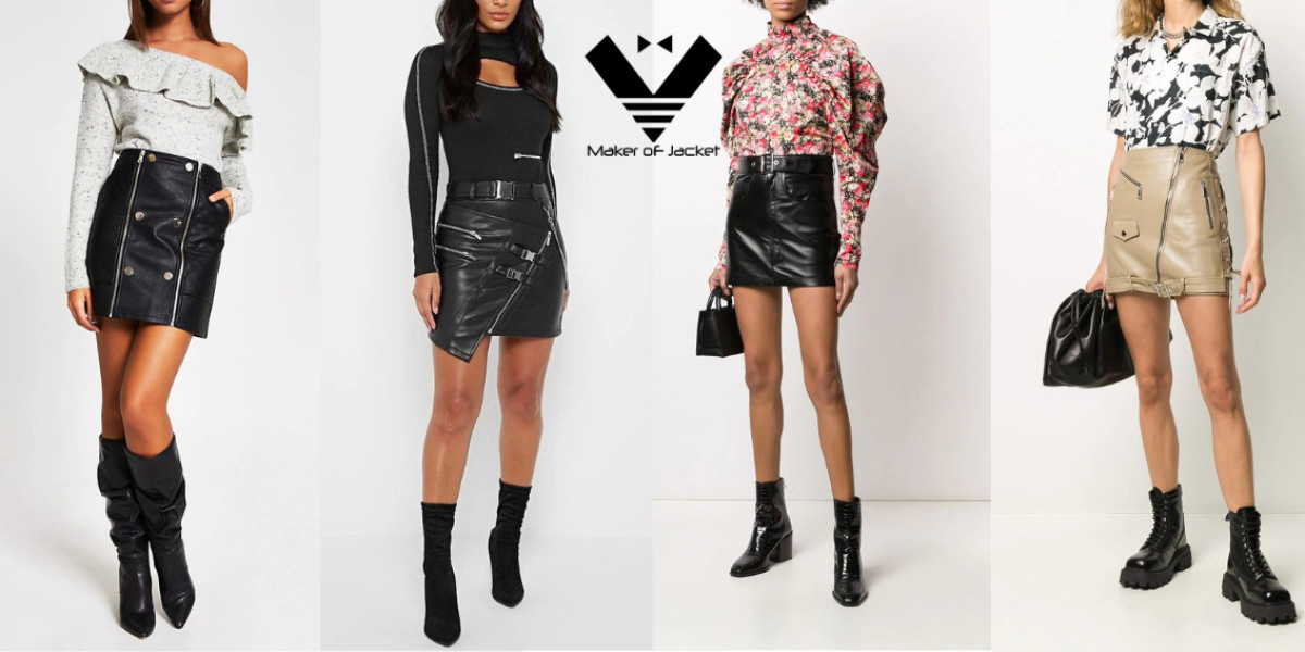 Black Leather Mini Skirt Outfits That Turn Heads