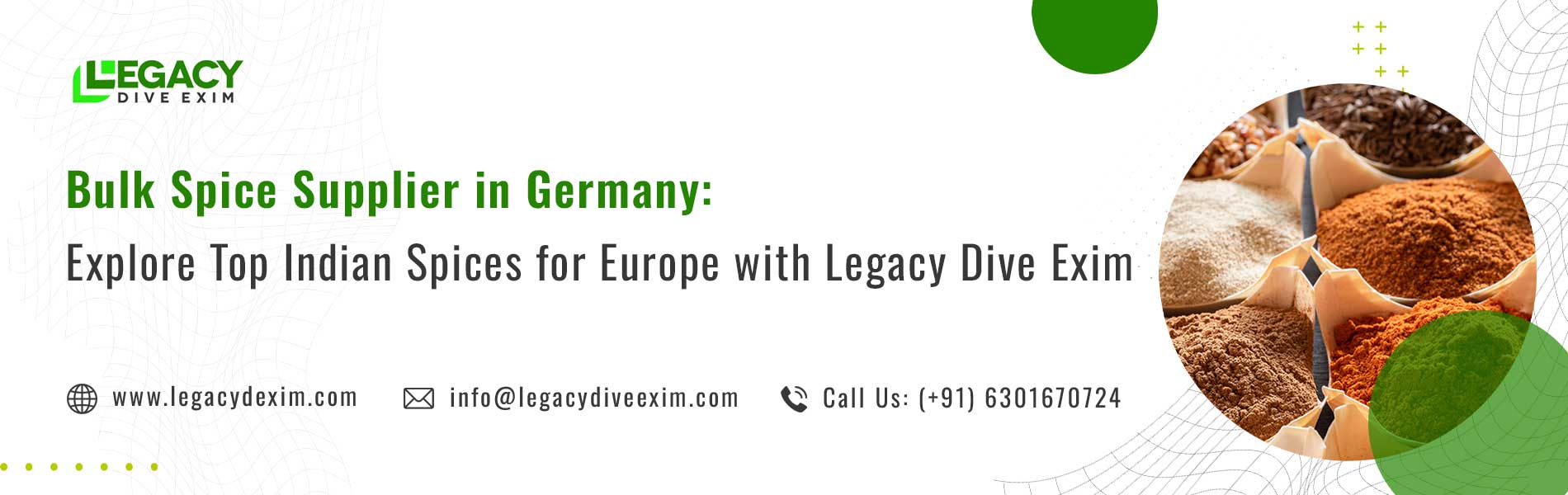 Bulk Spice Supplier in Germany, Wholesale Spices in Germany, Top Indian Spices for Europe